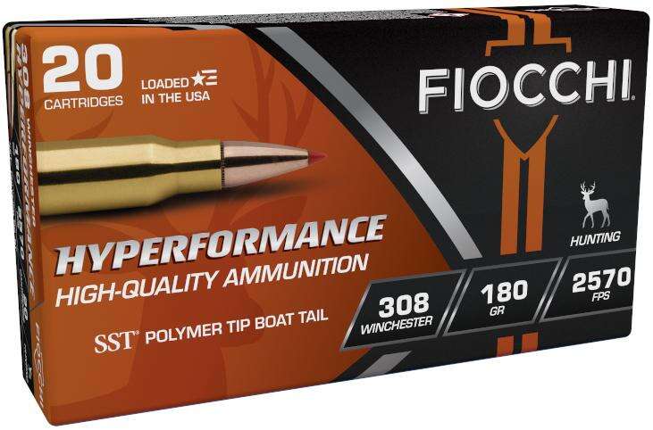 Ammunition Fiocchi Ammunition Ready Series 308Win FIOCCHI .308 Win. 180gr SST 2570 FPS 20 RD